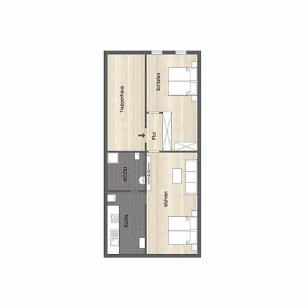 Appartement Aycatcherhomes - Lage I 4 Personen I 2 Schlafzimmer I Zentral I Altstadt I Naehe Fluss Lahn I Wlan I Boutique App Chiron